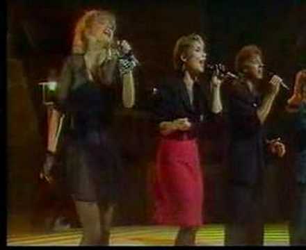Bucks Fizz Keep Each Other Warm on Miss UK