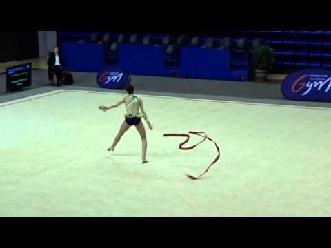 Soumia Aireche ruban - Nat A 14/15 ans France Besançon 2016