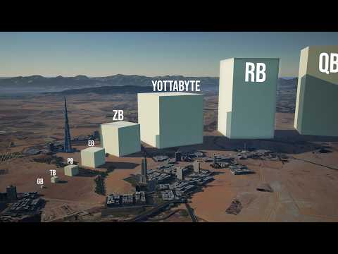 True Scale of Data Storage