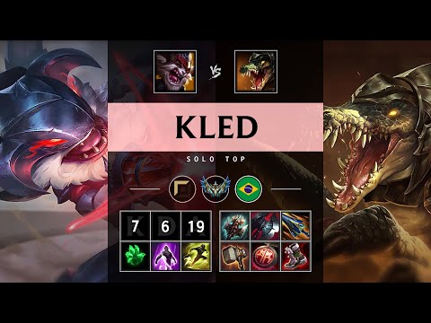 Kled Top vs Renekton - BR Challenger Patch 25.16