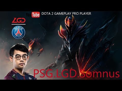 DOTA 2 GAMEPLAY PRO PLAYER - Dragon Knight by PSG.LGD.Somnus