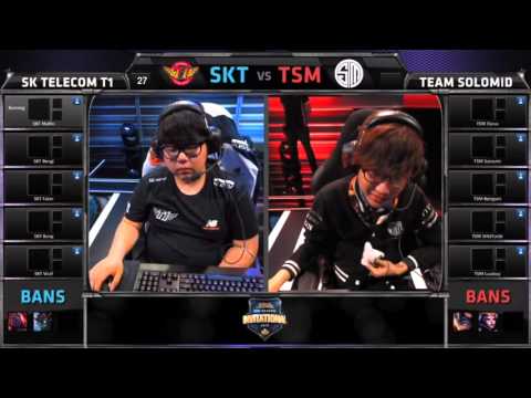 TSM vs SKT   Bjergsen vs Faker   MSI 2015 Full Game Day 1