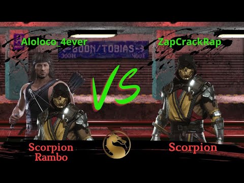 Kombat League   Aloloco 4ever (Scorpion, Rambo) VS @ZapCrackRap (Scorpion)