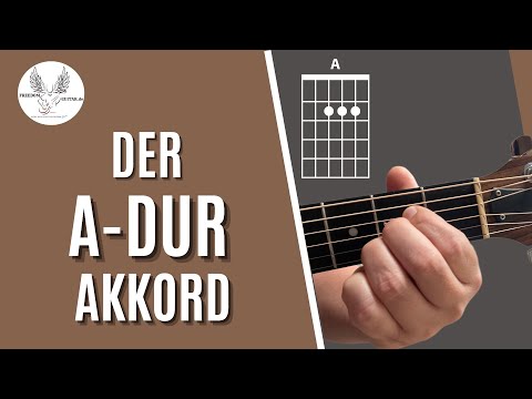 A-Dur Akkord auf der Gitarre greifen | Einfache Akkorde