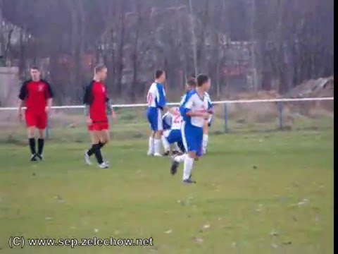 2008.11.16 Sęp Żelechów (juniorzy) - Orlik 14 Radom: Konrad kiliszek na 2:1