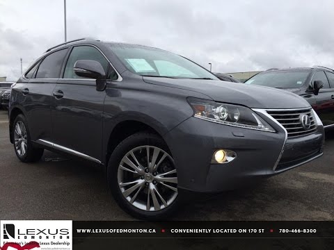 Lexus Certified Pre Owned Grey 2013 RX 350 AWD Ultra Premium Package 1 Review | Hinton Alberta