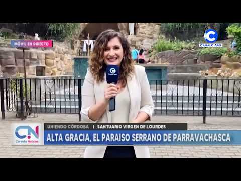 "Uniendo Córdoba" desde el Santuario Virgen de Lourdes, Alta Gracia