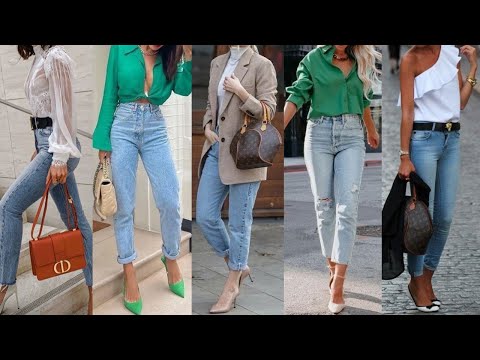 ATUENDOS CASUALES CON PANTALONES JEANS CLAROS Y DESGASTADOS