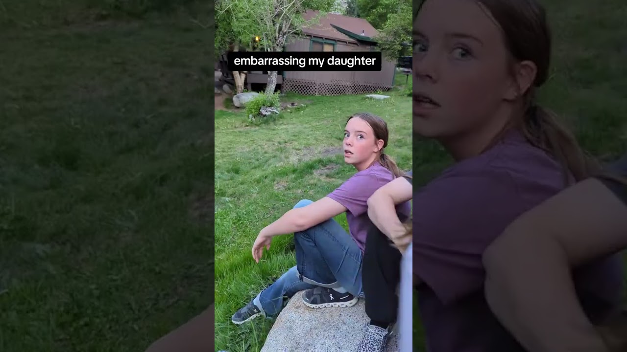 embarrassing my daughter #laugh #fyp #daughter #family #viral #shorts #lol #funny #dad #youtube