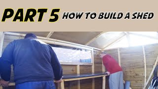 preview picture of video 'How To Build A Shed  Part 5'