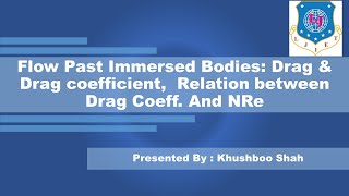 Lec-37 | Flow past immersed bodies, Drag and drag coefficient | Fluid Mechanics