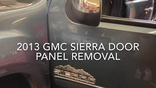 2007-2014 GMC Sierra door panel removal