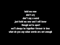 Johnny Logan - Hold me now (lyrics)