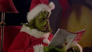 The Grinch Reads "How the Grinch Stole Christmas!"