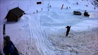 preview picture of video 'snow park session au col du lautaret'