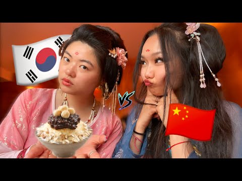 CHINESE FOOD vs. KOREAN FOOD