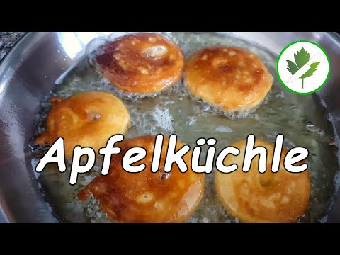 Baked apple rings - making your own apple pies in the pan