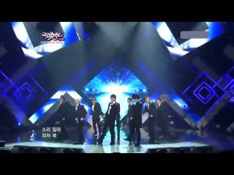 110805 HD   Super Junior   Superman + Mr Simple Music Bank Comeback Stage    YouTube