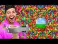 ESCAPING 100 Layers Of LEGO Vs Orbeez Trapped