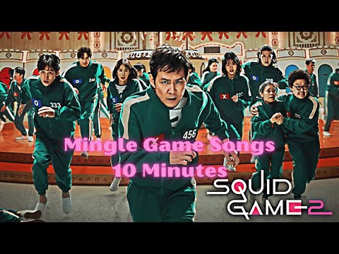 Squid Game 2 Mingle Game Songs Marry Go Around ( Ring a Ring a Ring a) 10 Minutes Loop with Lyrics