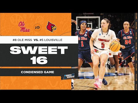 Louisville vs. Ole Miss - Sweet 16 NCAA tournament extended highlights