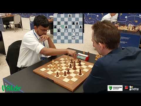 Knight hops vs Blocked bishops - GM Mitrabha v GM Grischuk | World Blitz 2023