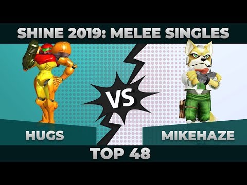 HugS vs MikeHaze - Losers' Round 1: Melee Singles: Top 48 - Shine 2019 | Samus vs Fox