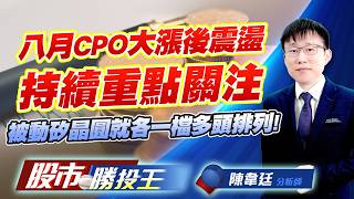 八月CPO大漲後震盪持續重點關注 # 被動矽晶圓就各一檔多頭排列 !#聯亞 #華新光 #聯鈞 #上詮 #信昌電 #台勝科｜股市勝投王｜陳韋廷