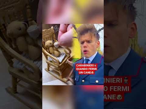 CARABINIERI👮🏻‍♂️ Quando Fermi un CANE 🐶😱 - iPantellas