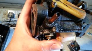 Stromberg carburettor fuel leak repair
