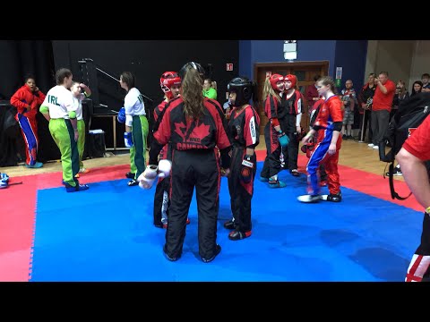 2022 WKC World Championships - Girls 13-14 Team Fighting