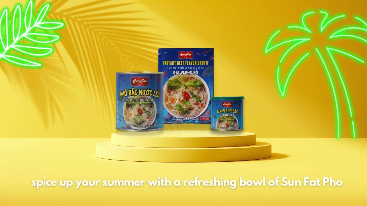 Warm up your winter with Sun Fat Pho Broth mix