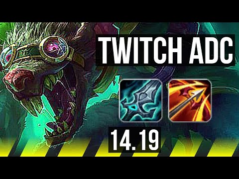 TWITCH & Yuumi vs KOG'MAW & Lulu (ADC) | 11/1/3, Godlike | EUW Diamond | 14.19
