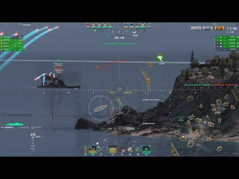 World of Warships | Flipping over in Vampire II