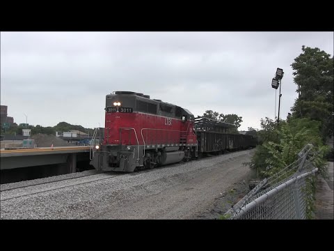 First train in years on new Fall River, MA Station Track - 7/2022