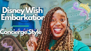 Disney Wish Cruise Day 1 | Port Transfer + Concierge Embarkation