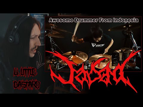 Black Metal Drummer Reacts: | OKI FADHLAN | Jasad - Siliwangi