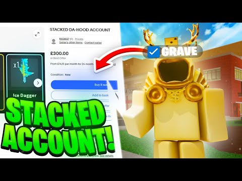 Buying A Roblox Da Hood Account For $1000.. (IT WAS STACKED)