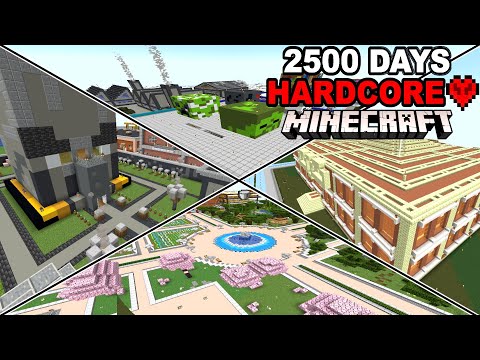 2500 Days Of Hardcore Minecraft [Full Tour + Statistics] | No Commentary