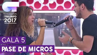 &quot;ESTOY HECHO DE PEDACITOS DE TI&quot; - Miriam y Cepeda | Primer pase de micros para la Gala 5 | OT 2017