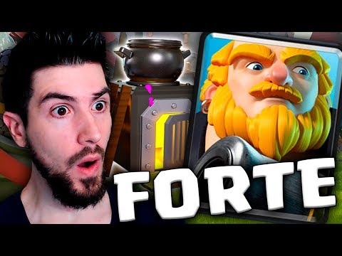 ARREGUEI PARA O META! DECK DE GIGANTE REAL E FORNALHA NO CLASH ROYALE