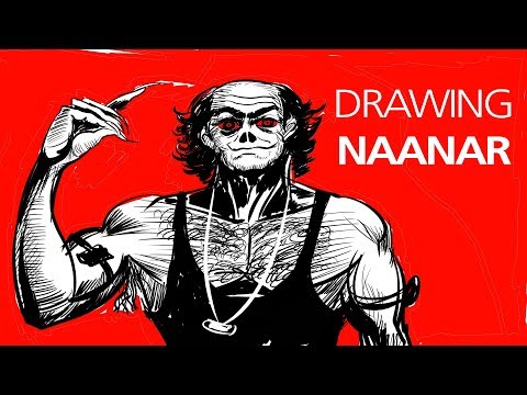 Drawing Of Naanar from Akash Deep's Comics Itihas