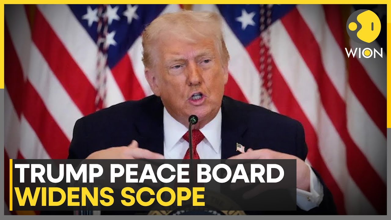 Trump Broadens ‘Board of Peace’ Mandate Beyond Gaza Conflict | WION