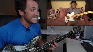 Guitar Teacher REACTS: HELEN IBE &quot;Lean On Me&quot; Bill Withers Guitar Cover