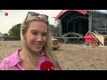 Podium staat klaar voor de artiesten van ZAND