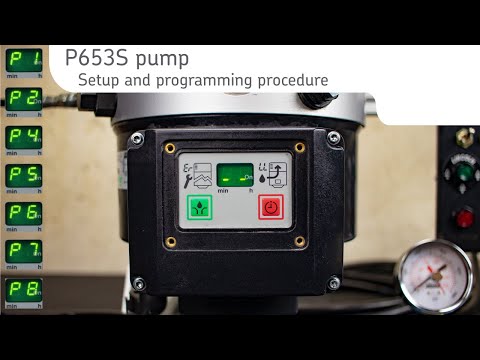 P653S pump programming procedure - Lincoln Industrial how to
