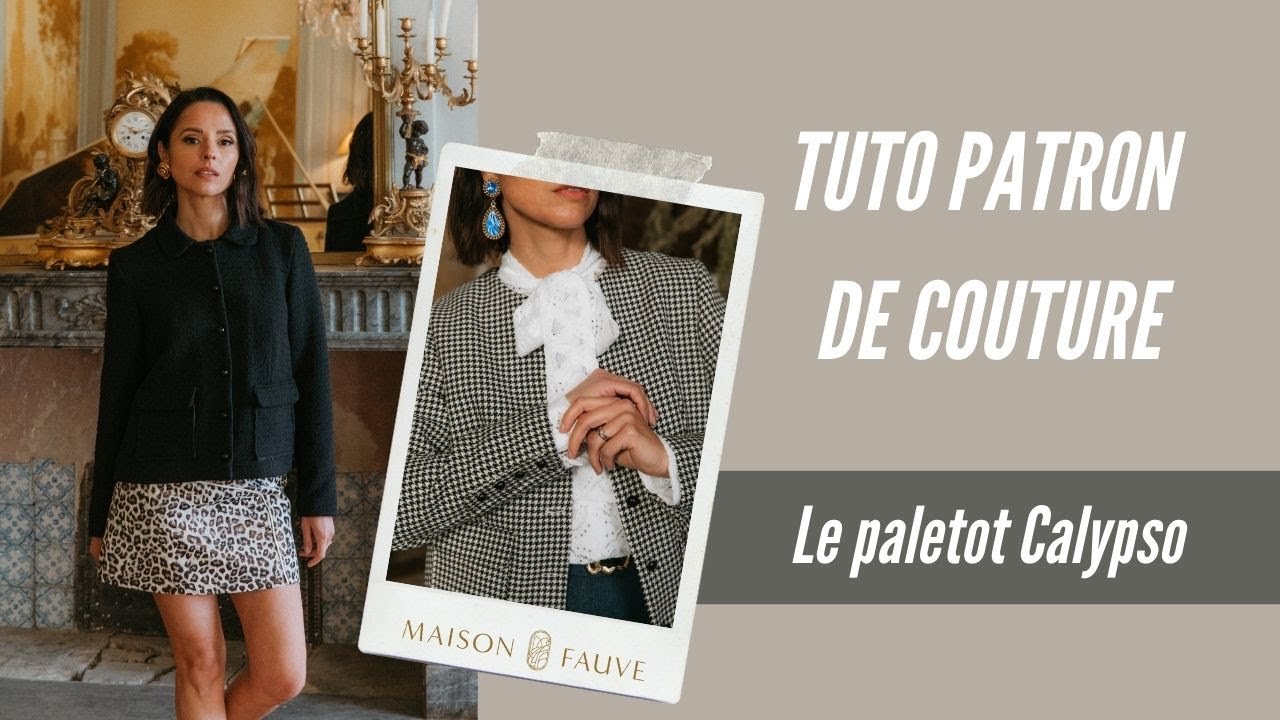 Patron couture paletot Calypso / Patron pochette