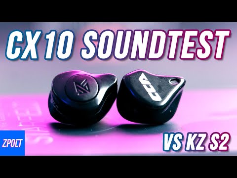 CCA CX10 Soundtest VS KZ S2 - Hybrid TWS Battle ( Updated Soundtest )