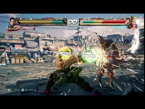 TEKKEN 7 - FENG WEI WALL BOUNCE MAX DAMAGE COMBO