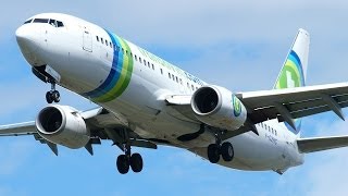 preview picture of video 'Boeing 737-800/737-500 Transavia/Air Méditerranée at Clermont-Fd Auvergne Airport !'